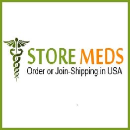 Store Meds logo with caduceus symbol; text: Order or Join-Shipping in USA.