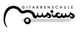Logo der Gitarrenschule Musicus mit geschwungener Gitarrenform.