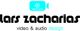 Logo mit der Aufschrift "lars zacharias" und "video & audio design" samt Kamera-Symbol.