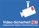 Blaues Logo mit Überwachungskamera und Text: "Video-Sicherheit.NET, professionelle Videoüberwachung".