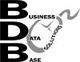 Logo mit den Buchstaben BDB; "Business Data Base Solutions" in Schwarz-Weiß.