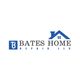 Logo of Bates Home Repair LLC with a house roof design and a stylized "B" in blue and black.