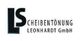 Logo von LS Scheibentönung Leonhardt GmbH mit schwarzem "L" und "S" auf weißem Hintergrund.