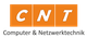 Logo mit den Buchstaben CNT auf orangefarbenem Hintergrund, darunter "Computer & Netzwerktechnik".