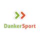 Logo mit grünem und orangefarbenem Pfeil und dem Text "DankerSport".
