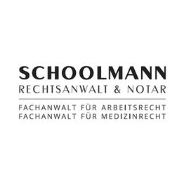 Logo von Schoolmann: Rechtsanwalt & Notar, spezialisiert auf Arbeits- und Medizinrecht.