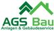 Logo von AGS Bau mit grünem Dachsymbol und Text "Anlagen & Gebäudeservice".