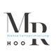 Logo mit den Buchstaben "MR" und "HOO". Text: "Webseitenoptimierung".
