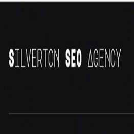 Text: "SILVERTON SEO AGENCY" on a black background.