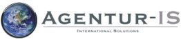Logo: Globus links, Schriftzug "Agentur-IS - International Solutions" rechts.