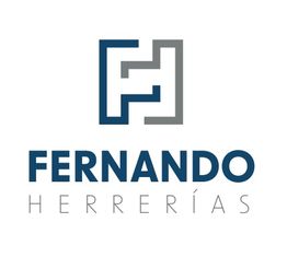 Logotipo con las letras "F" y "H" entrelazadas, y el texto "Fernando Herrerías" debajo.