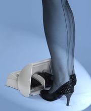 Ein Sicherheits-Fußschalter mal anders fotografiert...