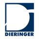 Blau-weißes Logo mit großem Buchstaben "D" und dem Wort "DIERINGER" darunter.