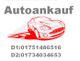 Autoankauf-Illustration mit rotem Auto und Telefonnummern: D1:01751486516, D2:01734034653.