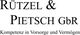 Text: "Rützel & Pietsch GbR, Kompetenz in Vorsorge und Vermögen".