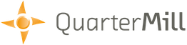 Logo mit gelbem Sternsymbol und dem Text "QuarterMill".