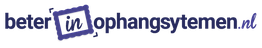 Logo met tekst "beter in ophangsystemen.nl" en een rechthoekig frame rond "in".