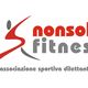 Logo di "Nonsolo Fitness", associazione sportiva dilettantistica, con figura stilizzata rossa.