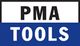 Logo mit der Aufschrift "PMA TOOLS" in Schwarz auf weißem und blauem Hintergrund.