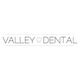 Valley Dental logo with a tooth icon between the words.