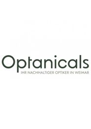 Logo mit Schriftzug "Optanicals - Ihr nachhaltiger Optiker in Weimar".