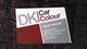 Visitenkarte mit der Aufschrift "DK Car Colour" und Kontaktinfos für Smart Repair in Ludwigslust.