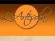 Logo con fondo naranja y texto estilizado "L'Artesola" en el centro.