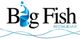 Big Fish Restaurant logo with stylized fish design and blue wave lines below.