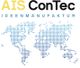 Logo von AIS ConTec mit dem Slogan "Ideenmanufaktur" und einer gepunkteten Weltkarte darunter.