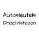 Afbeelding met de tekst "Autosleutels Drechtsteden" in zwart op een witte achtergrond.
