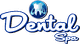 Logo with a white tooth and blue aura above the text "Dental Spa" in white and blue.