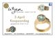 Ringen met blauwe edelstenen, opening 3 april van 12 tot 17 uur bij Wijen Goudsmeden.