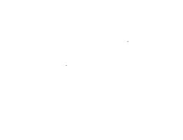 Eine weiße Fläche mit zwei kleinen schwarzen Punkten in der Mitte.
