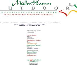 Hansa Textildruck by MüllerHamm Outdoor Logo