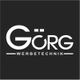 Schwarzes Logo mit weißem Text: "Görg Werbetechnik".