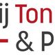 Logo van Makelaardij Ton van Lanen & Partner in zwarte en rode letters.