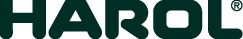 Schwarzes Logo mit dem Schriftzug "HAROL" auf weißem Hintergrund.