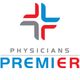 Logo of Physicians Premier with a red and gray cross emblem above the text, "PHYSICIANS PREMIER."