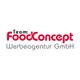 Logo der Firma "Team: FoodConcept Werbeagentur GmbH" mit rotem und grauem Text.