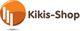 Orange-Logo neben braunem Text "Kikis-Shop".