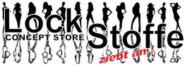 Silhouetten von Frauen mit Text: „Lockstoffe Concept Store zieht an!"