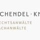Logo von Schendel-Knieriem, Rechtsanwälte und Fachanwälte mit stilisiertem Säulensymbol.
