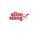 Text "aliso smog" with a red checkmark inside a square box.