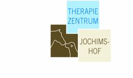 Logo mit Pferde- und Hundekontur, Text "THERAPIE ZENTRUM JOCHIMS-HOF".