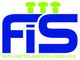 Blau-grünes Logo mit den Buchstaben "FiS" und Text "Fath Instrumenten Service" darunter.