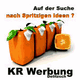 Drei Getränkekartons und eine Orange, mit dem Text "Auf der Suche nach spritzigen Ideen?".