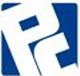 Logo mit den Buchstaben "P" und "C" in Weiß auf blauem Hintergrund.