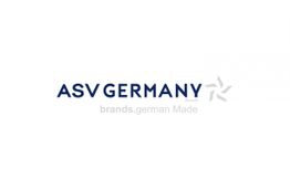 ASV GERMANY-Logo mit einem Stern. Text darunter: "brands.german Made".
