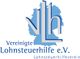 Logo der Vereinigten Lohnsteuerhilfe e.V. vor einer stilisierten Deutschlandkarte in blauer Farbe.