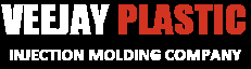 Logo reading "Veejay Plastic Injection Molding Company" with red and white text.